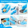 Pet Grooming Bathing Gloves Dog Cat Bathing Shampoo Scrubber Magic Massaging Cleaning Cleanner Sponge Silicon Hair Removal Glove 4