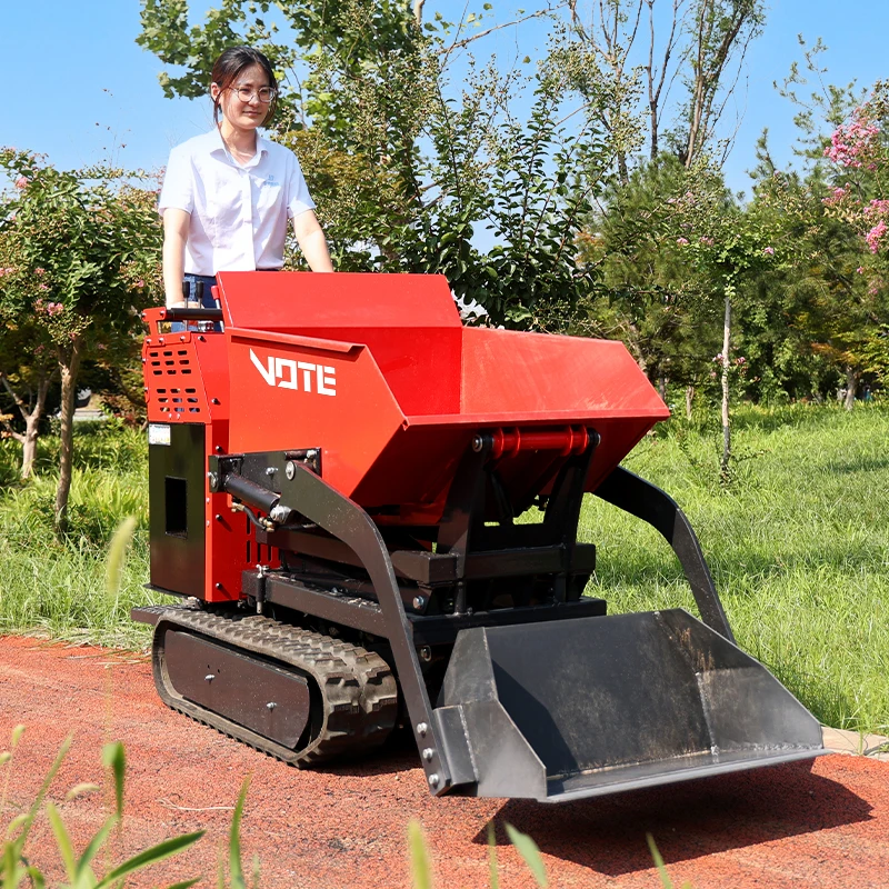 New Minidumper Hydraulic Crawler Tracked Vehicle Small Dumper Truck Mini Dumper 500kg 800kg 1000kg 1 Ton 3 Ton Track