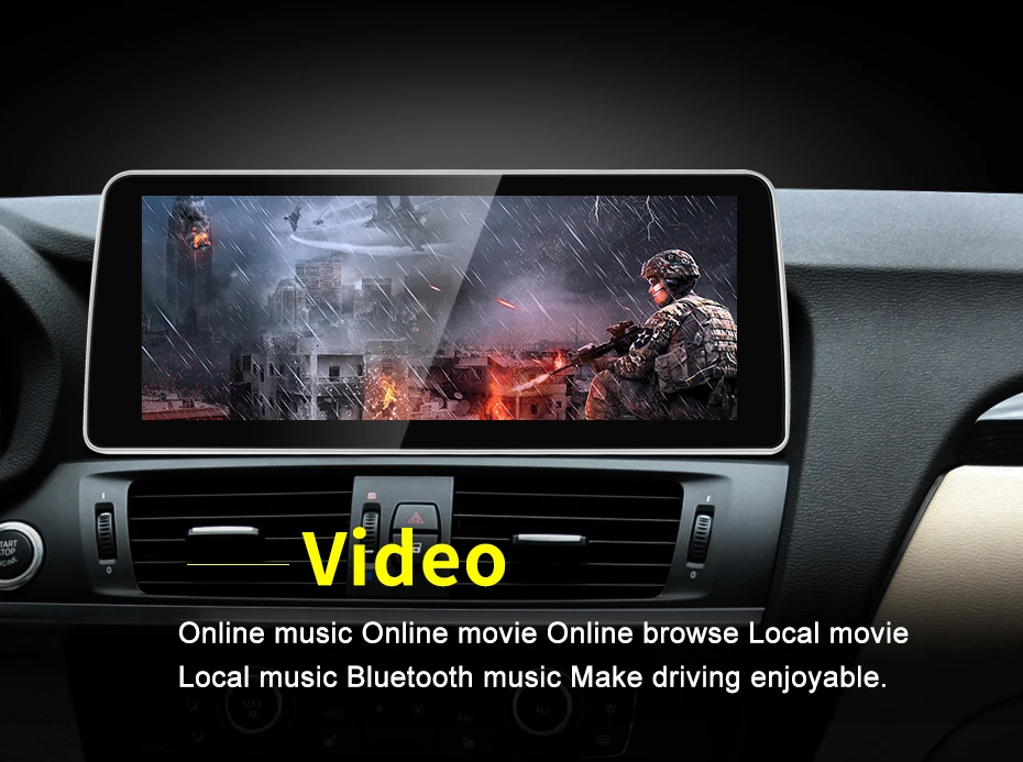 NEW ID8 Snapdragon665 12.3inch Android13 Car Carplay Auto For BMW X3 F25 X4 F26