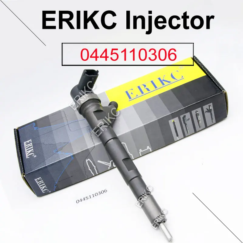 

ERIKC CRI1-13 Injector 0445 110 306 Auto Fuel Engine Spare Parts Nozzle 0445110306 Diesel Injection 0 445 110 306 for HYUNDAI