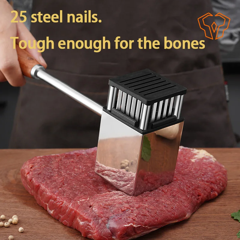 Meat Hammer Steak Tool Muscle Breaking Tool Cooking Accessories Kitchen Accessories Meat Tenderizer