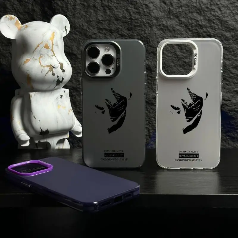 

New Simple and Creative Mobile Phone Case is for IPhone 15Promax 14Pro 13 12mini 11Pro XR XS Series Anti-fall Mobile Phone Case