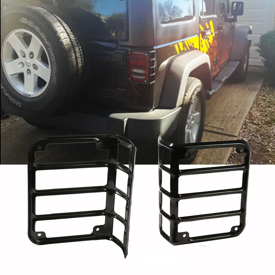 Tail Lamp Cover 2pcs For Wrangler JK 2007 -