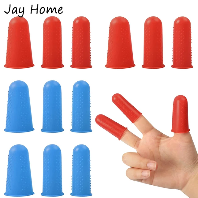 Craft Thimble Sewing Non-slip Silicone Finger Cover Finger protector Guard  Caps