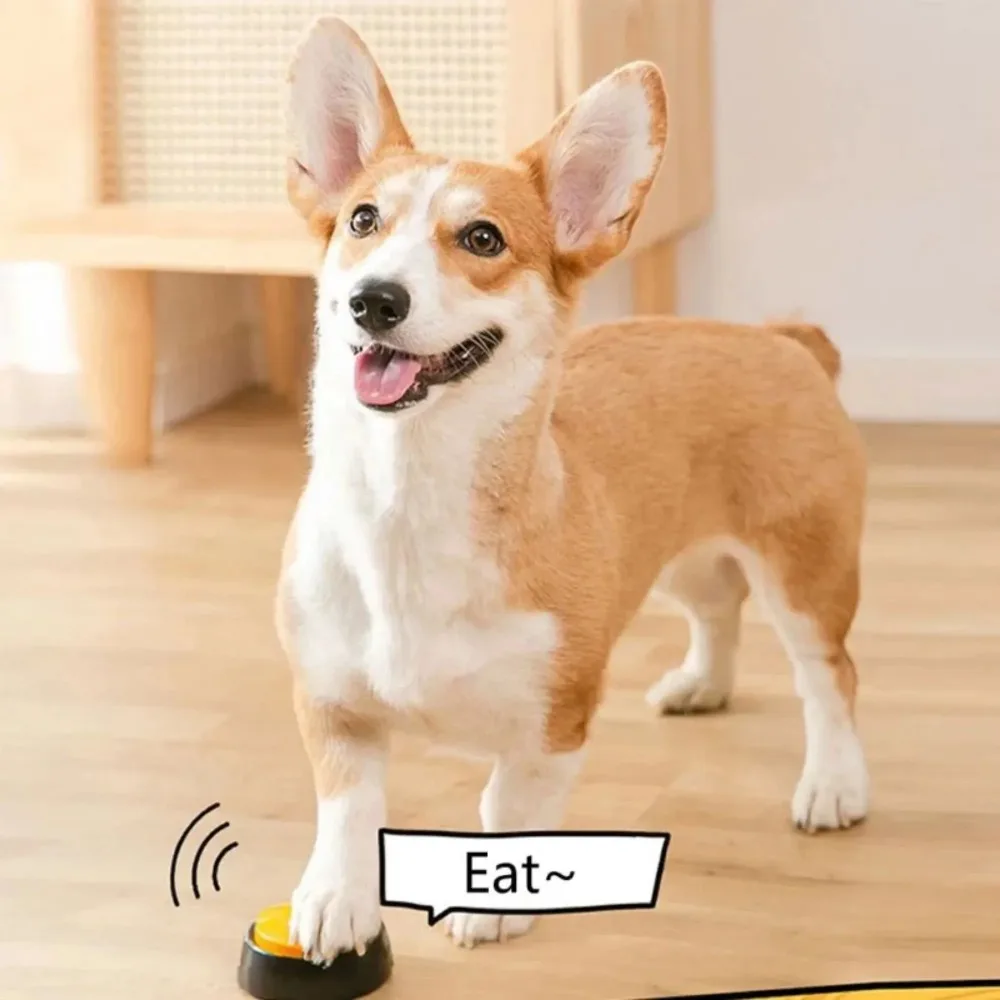 8PCS Dog Communication Buttons Voice Recording Button for Pet Training Buzzer 30 Second Record Playback Funny Gift for Talking 3