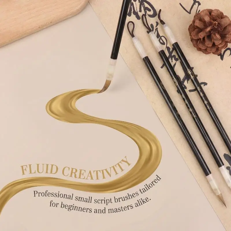 Chinese Traditional Calligraphy Brush Hook Line Calligraphy Brush Pen Art Paint Brush Oil Painting Scriptures Writing Brush - 5