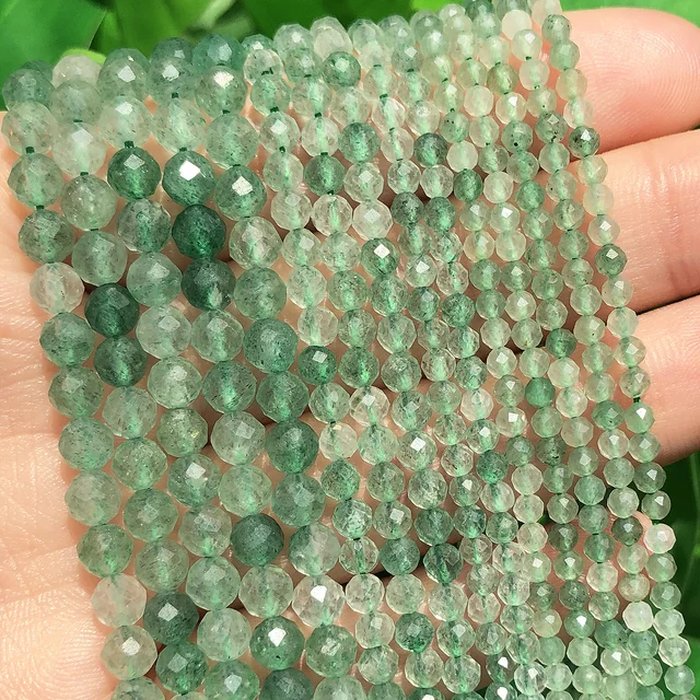 아름다운 아벤츄린 원형 작은 비즈로 고급스러운 쥬얼리와 크래프트를 손쉽게 제작하세요.