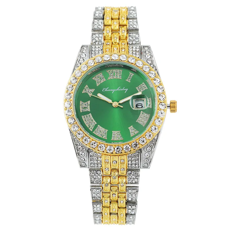 

2022 Popular New Products Full Diamond Roman Calendar Fashion Women's Watch Women's Watch Quartz Watch Business Reloj Mujer