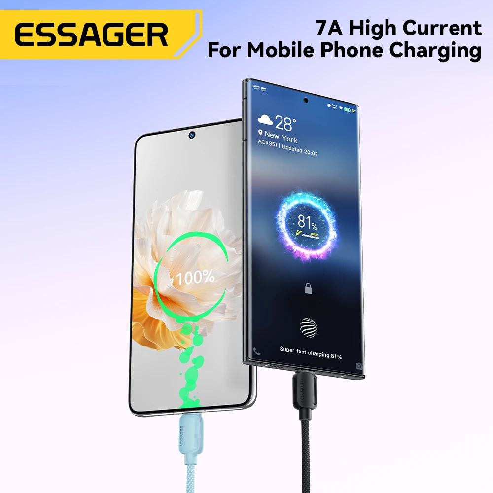 Essager Cable 7A 100W USB Type C
