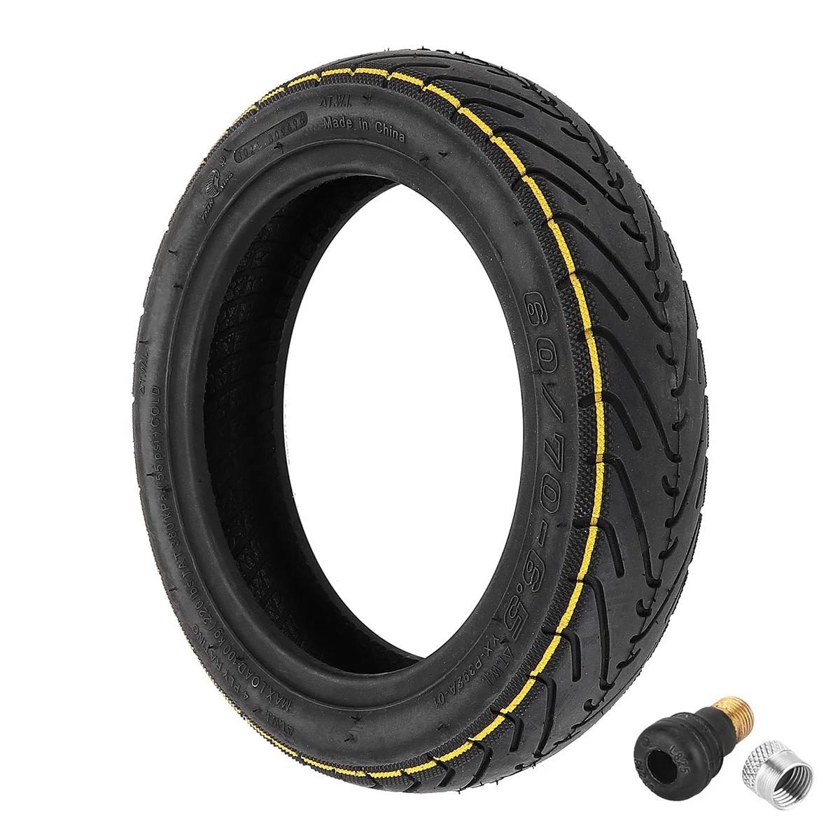 

10 Inch Tubeless Tire for Ninebot Max G30 Electric Scooter 60/70-6.5 Front and Rear Tyre Replace Parts