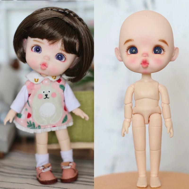

OB11 Makeup Doll Kawaii STODOLL Betty Dimple DUDU 1/12 1/8 Bjd Dolls Head Including Doll Head Wig Clothes Shoes Body Girl Toys