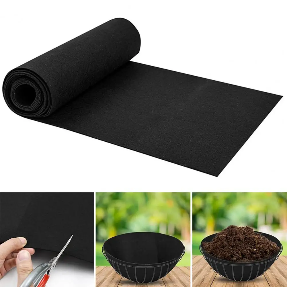 

Plant Liner Tear-resistant Planter Liner Felt Roll for Diy Hanging Flower Baskets Moisture Lock Coconut Fiber Replacement Liner