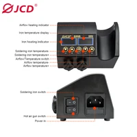 JCD 8898 750W Soldering Station 2 in 1 LCD Digital display Rework Welding Station Kit Soldering Iron Hot Air Repair Solder tools 2