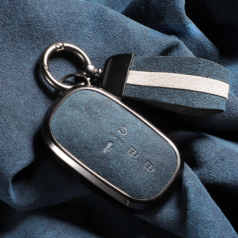 

Suitable For Honda CIVIC ACCORD VEZEL CRV CITY 2023 Aluminium Alloy + Suede Car Remote Key Case Cover