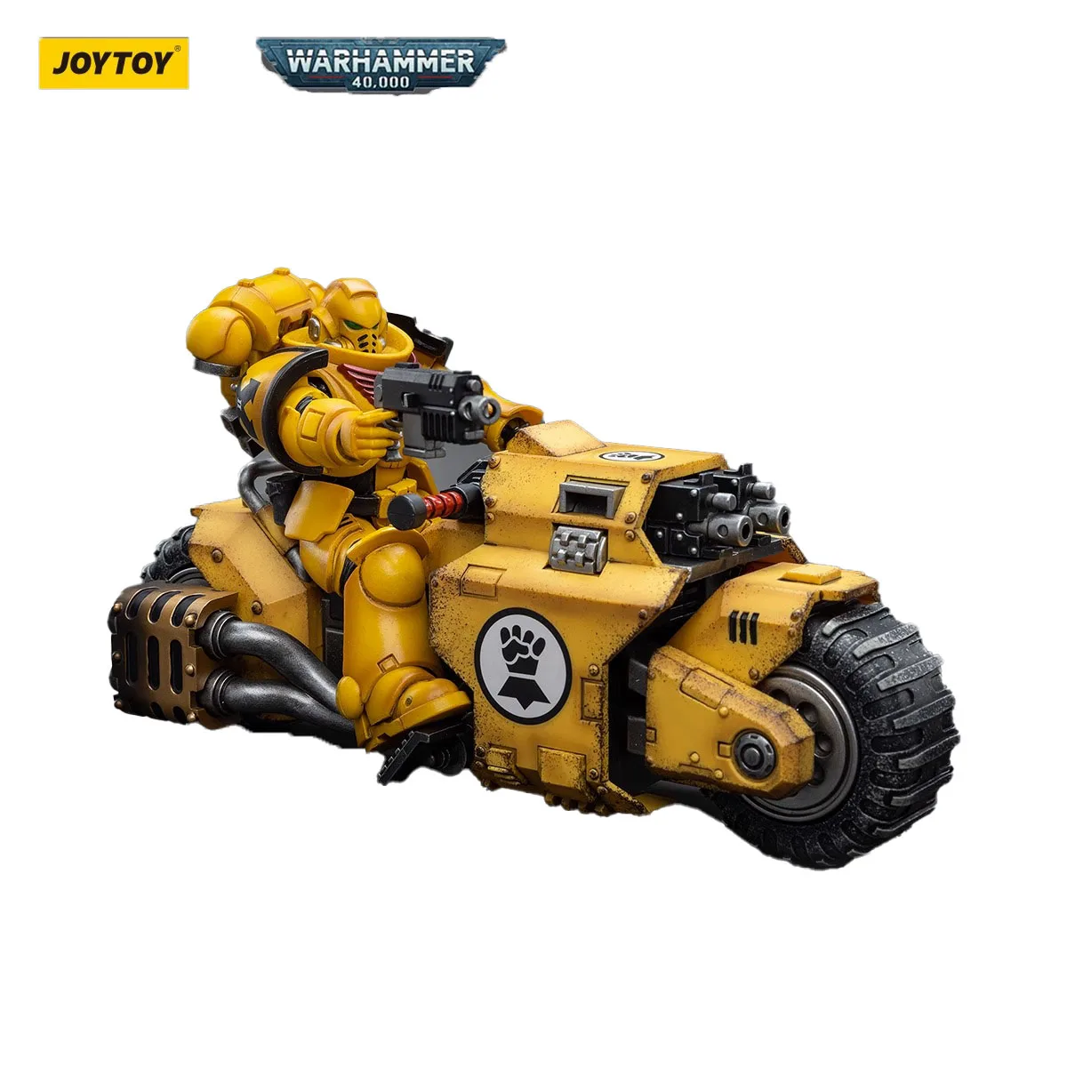 In Magazzino Original Joytoy Warhammer 40K Imperial Fighters Intercessors Raider Pattern Combat Bike Robot Action Model