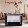 4 in 1 Pack n Play, Multifunction Baby Bassinet Bedside Crib, Portable Baby Nursery Center Playard w/Baby Changing Table 3