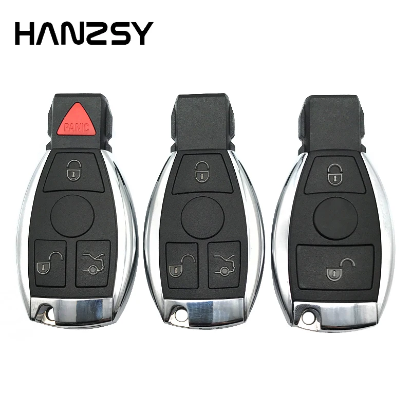 

2/3/4 Buttons Car key Case For Mercedes-Benz Year 2000+ Supports A C E S Class SLK CLK W204 W203 W210 W211 W212 W205 NEC and BGA
