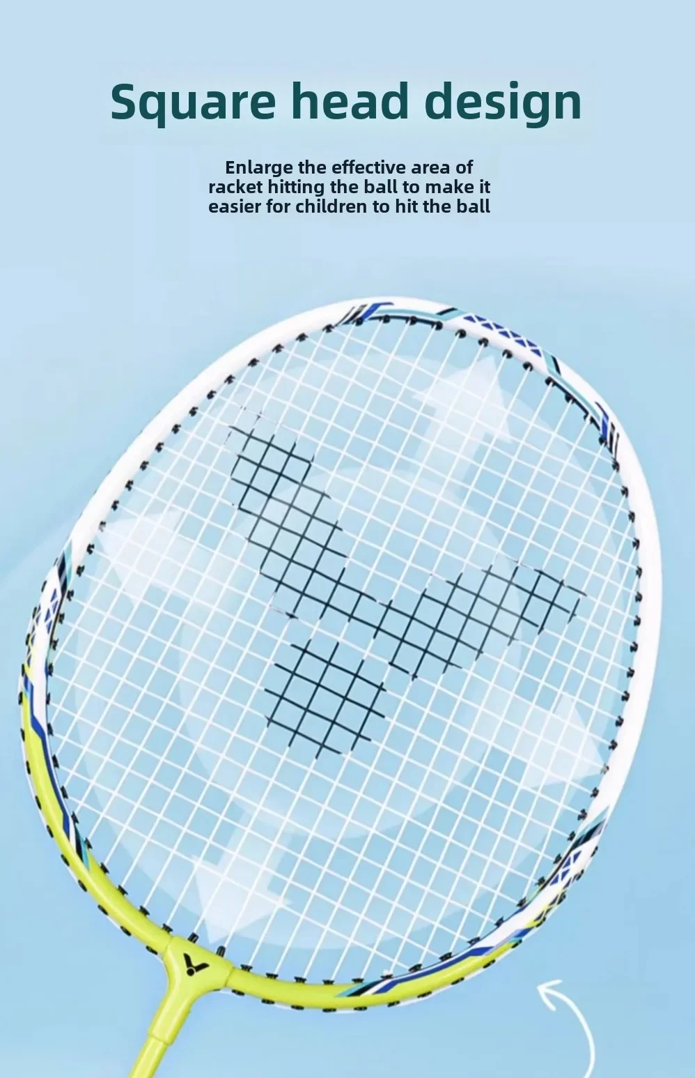 VICTOR children's badminton racket for 3-12 years old elementary school students in junior high school single racket speed