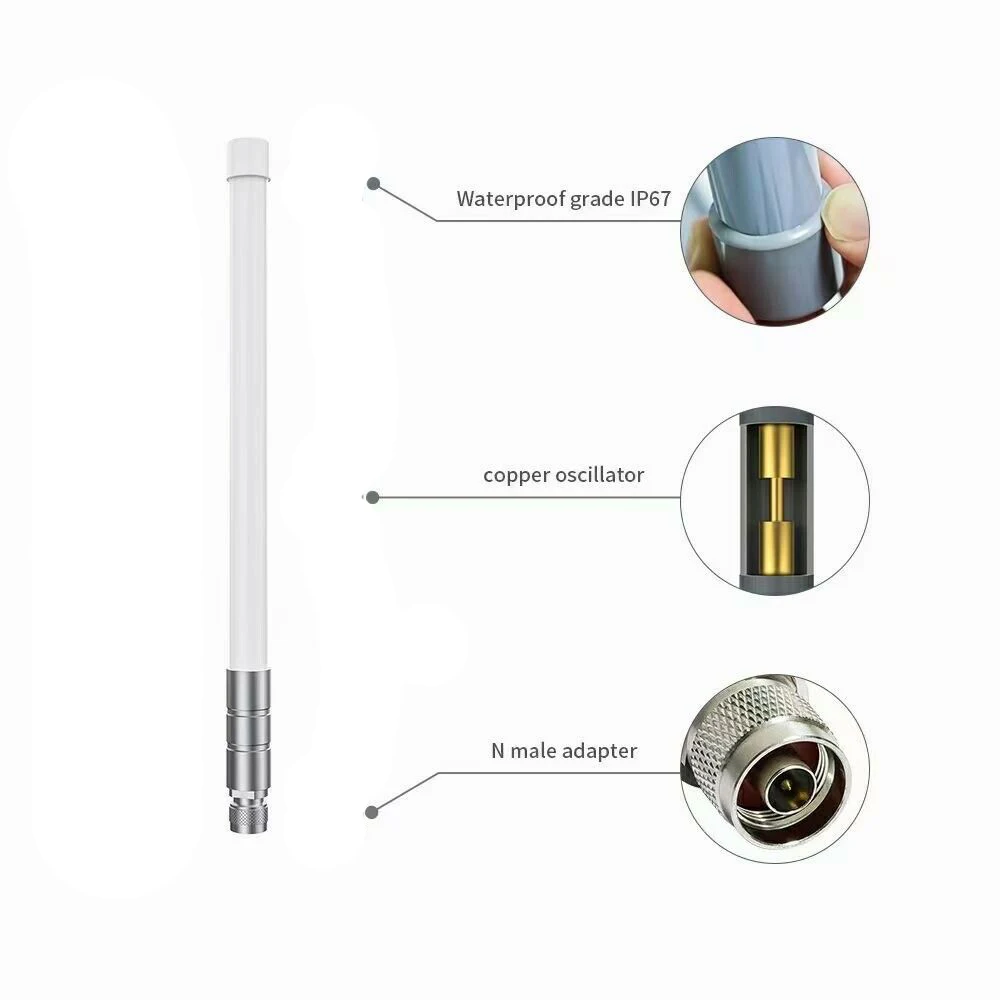 3-4.5Dbi LoRa Helium Antenna 25cm 868-930Mhz N-Male Omni Fiberglass Aerial HNT RAK Helium Hotspot Miner V2 V1 Bobcat Miner 300