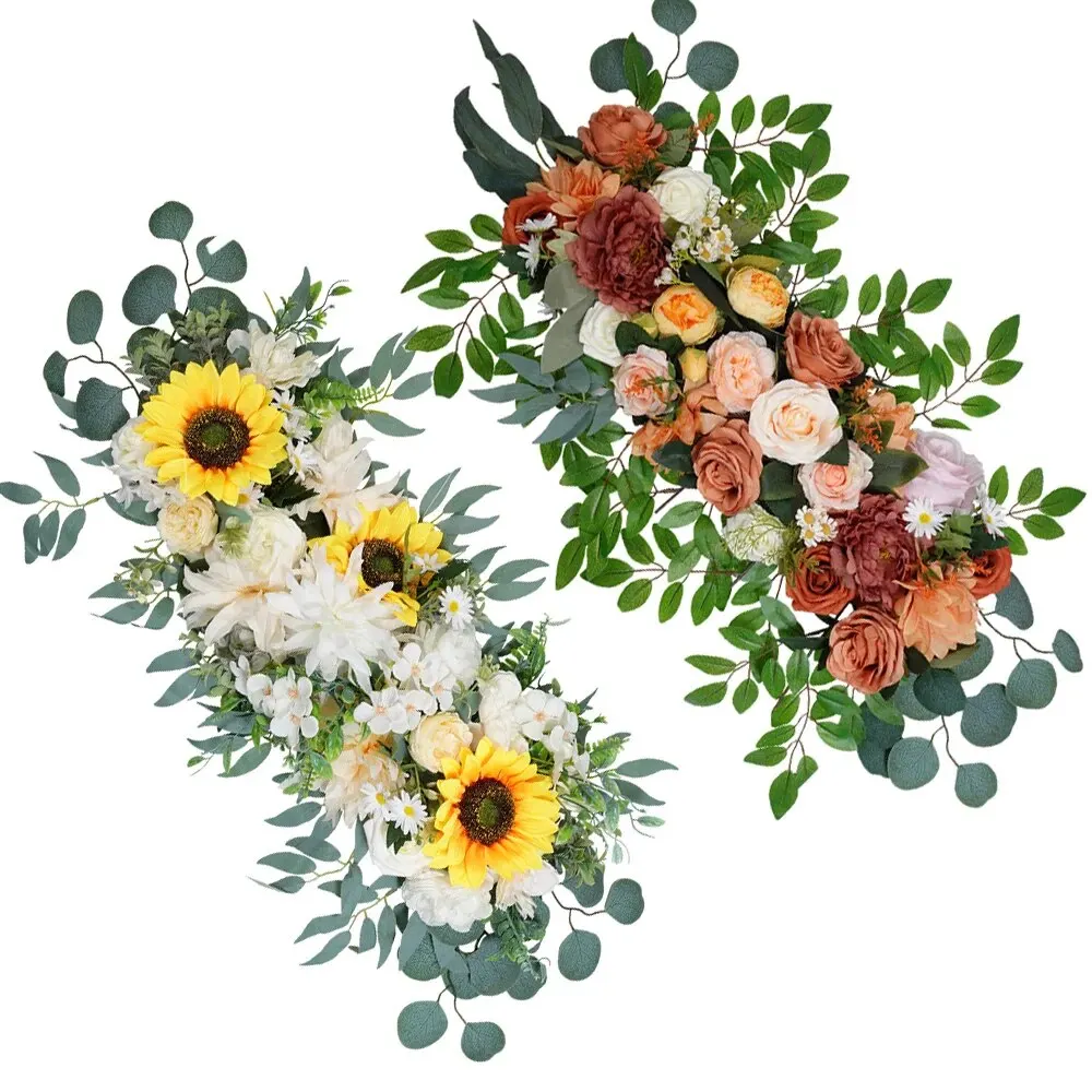 80cm Artificial Wedding Arch Background Flower Artificial Flower Row