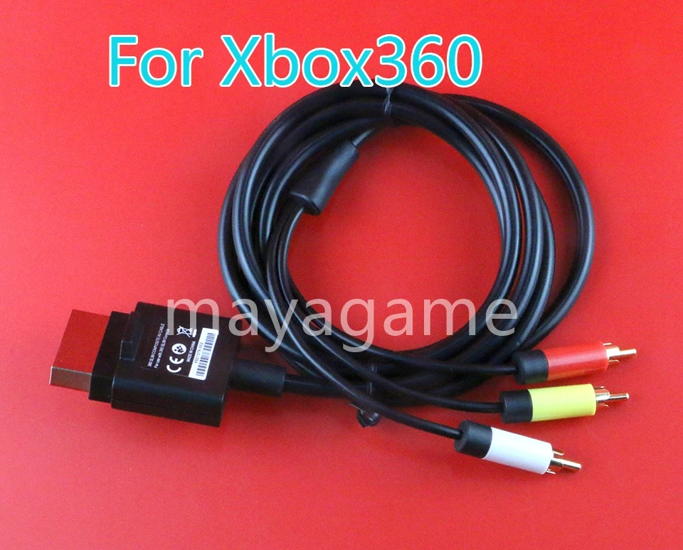1Pc Di Alta Qualità Hd Tv Component Composite Audio Video Cavo Av Per Xbox360 Xbox 360 Slim