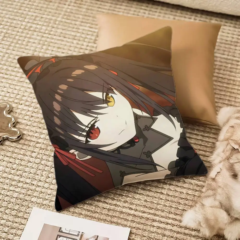 Tokisaki Kurumi Date A Live Kissenbezug, Anti-Dustmite, unsichtbares Schlafsofa mit Reißverschluss – Detail 6