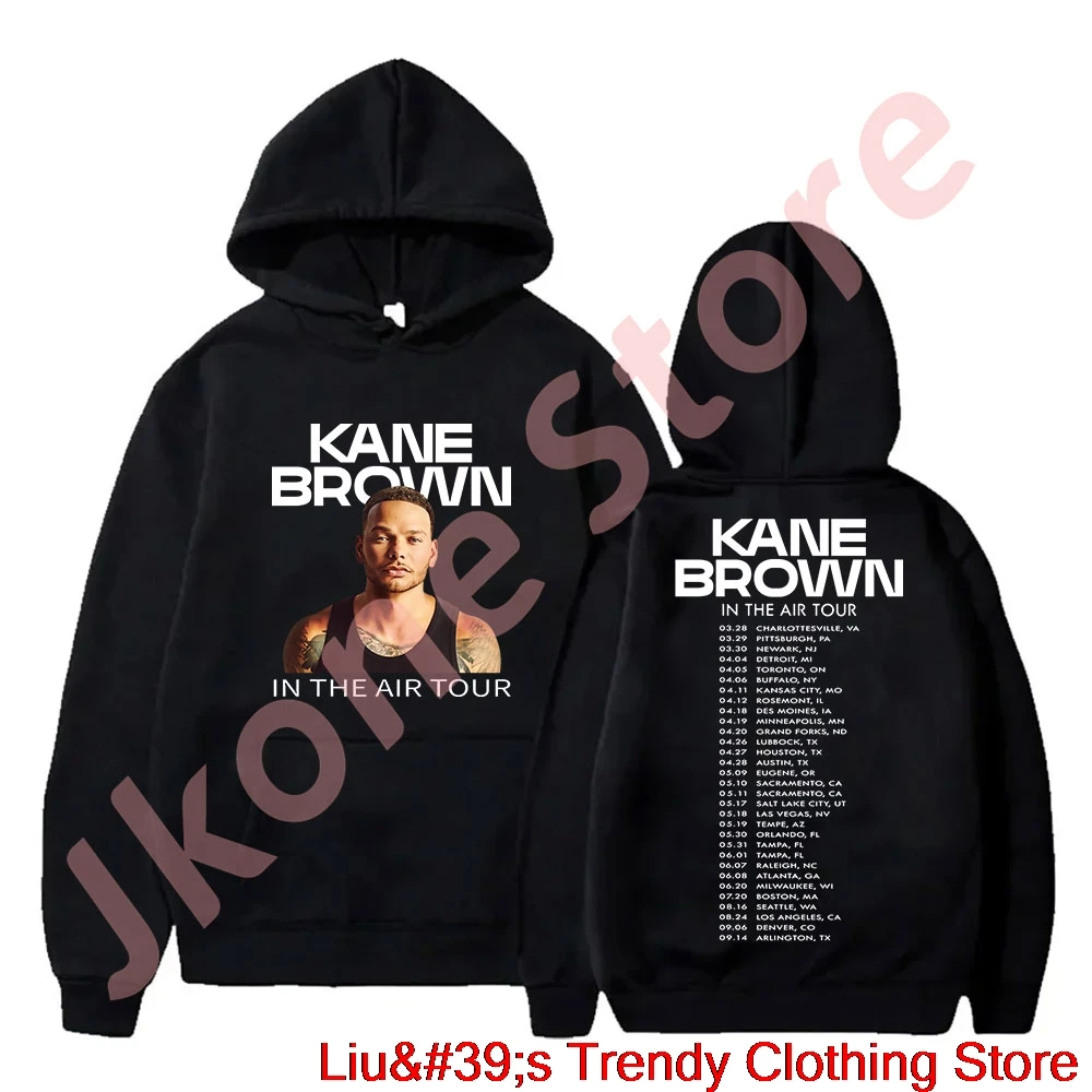

Kane Brown In The Air Tour Merch Hoodies New Logo Pullovers Women Men Fashion Casual HipHop Sweatshirts