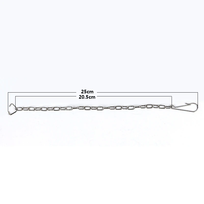 1Pcs Stainless Steel Toilet Flapper Lift Chain 25cm Length Toilet Handle Chain Replacement for Repairing Toilets or Water Tanks 2