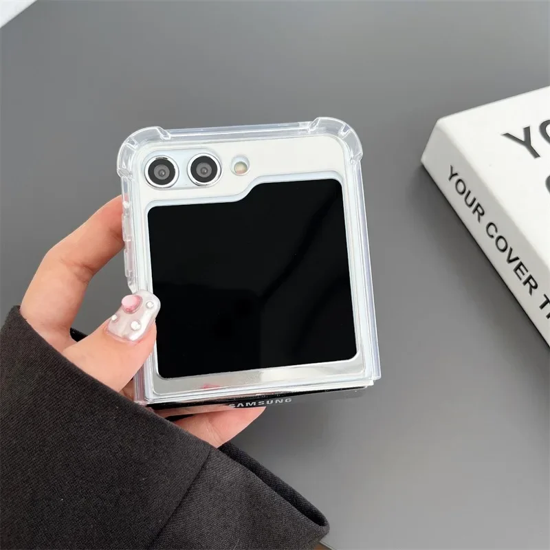 Luxury Mirror Makeup Slim Case - Solid Color Airbag Shockproof Ultra Thin Cover