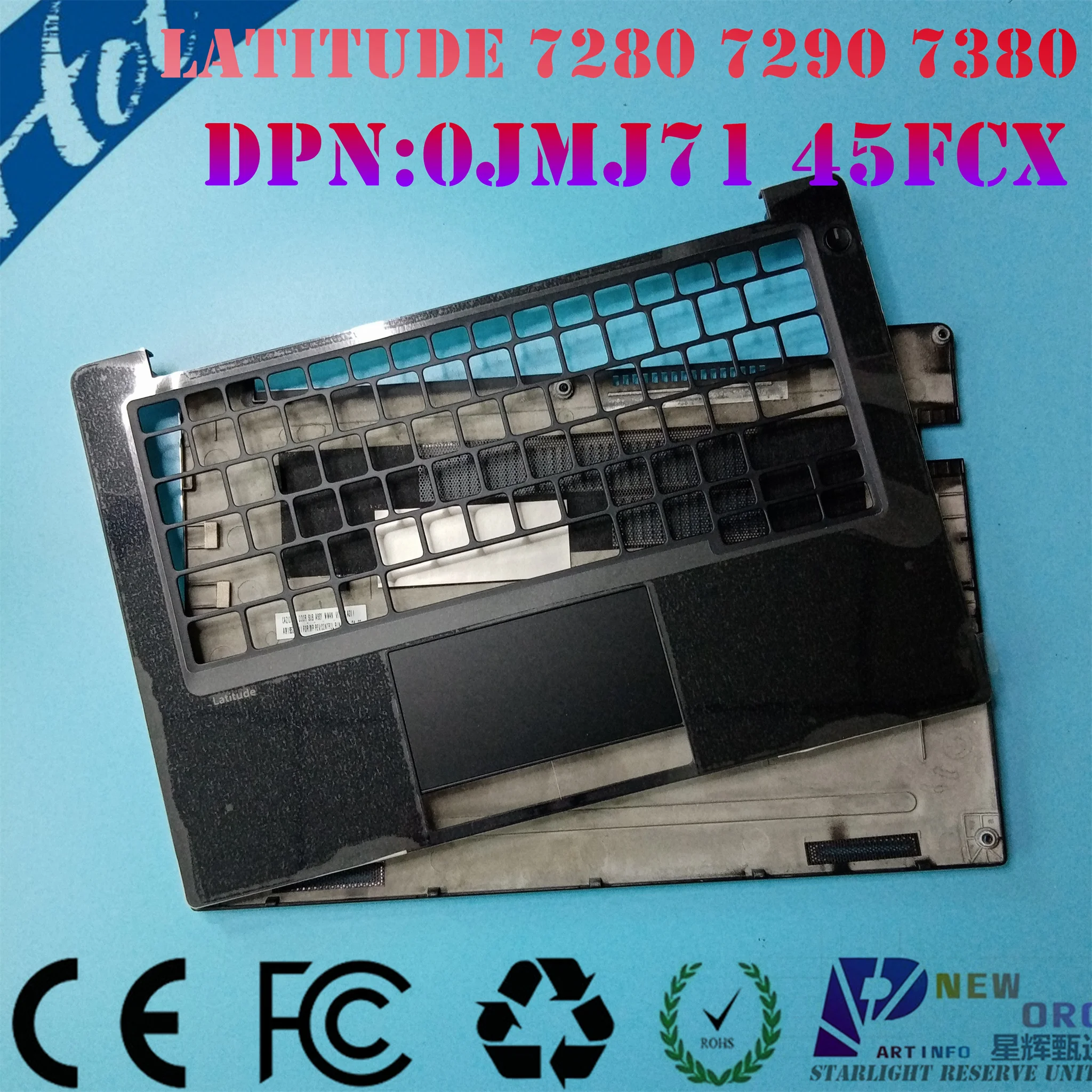 New Org Laptop Palmrest Bottom Big Door Per Dell Latitude 7280 7290 7291 7380 7390 Series Us Wwan Layout 0 Jmj71 045Fcx