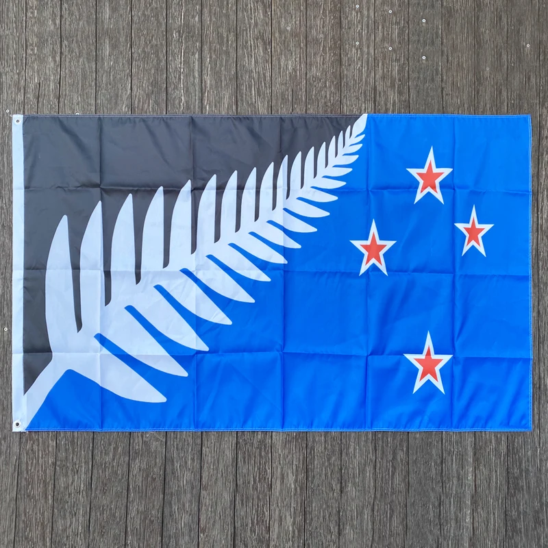 

xvggdg 90X150CM hanging NZ New Zealand Flag Kyle Lockwood Design Polyester Custom Banner