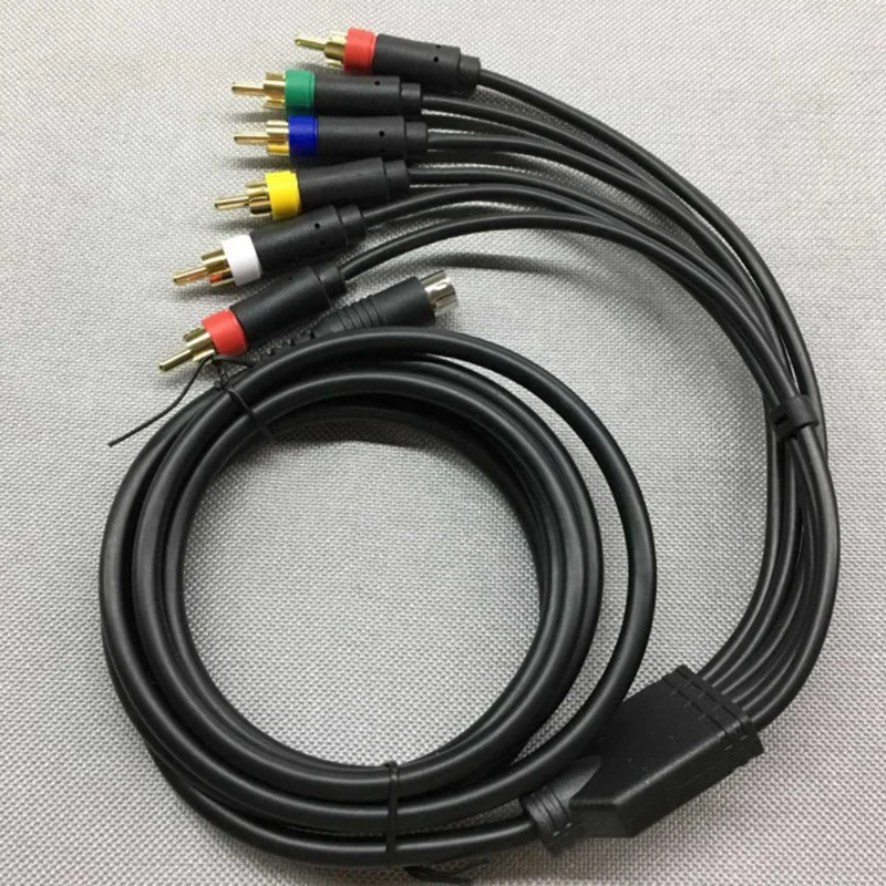 RGB/RGBS RCA Ʈ ̺, ÷  SEGA Saturn  Ư  Red Blue Green RGB + Sync    ̺
