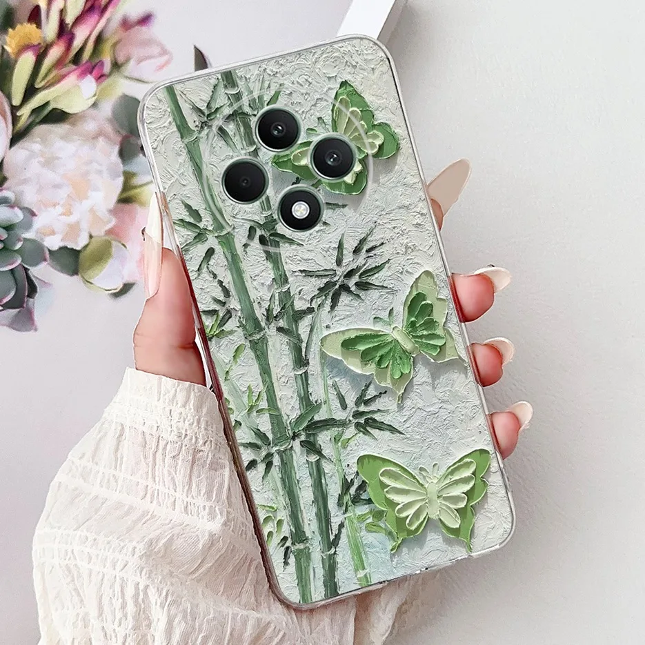 Stylish Butterfly Painted Soft Silicone Case -