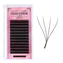 ARISON Lashes - Premium Volume Easy Fan Natural Soft False Eyelashes - 15mm (Real 4D W)