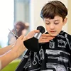 2/3pcs set  Barber wrap set Waterproof Hair Cutting Cape with Neck Duster Professional Barber Salon Hairdressing Gown Brush Set 3
