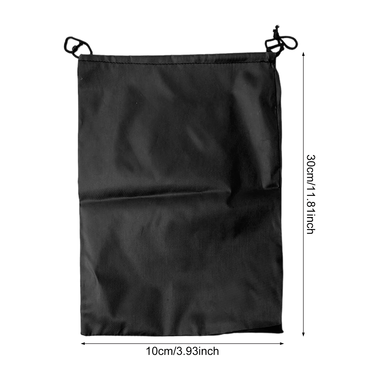 Wasserdichte Tasche mit Kordelzug, staubdicht, schwarz, Polyester, Tasche für Headset-Datenkabel, Tasche mit Kordelzug, Organizer für Sportartikel – Detail 8