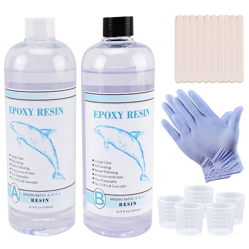 Crystal-clear Epoxy Resin & Hardener For Casting And Coating - Super Silicon