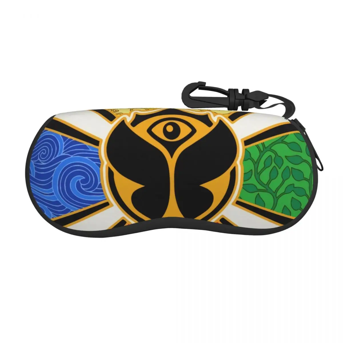 

Tomorrowland Party Shell Eyeglasses Protector Cases Fashion Sunglass Case Electronic Dance Festival Glasses Pouch