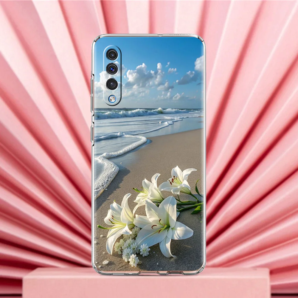 Lily Flower Print Phone Case Cover – Realistic Design