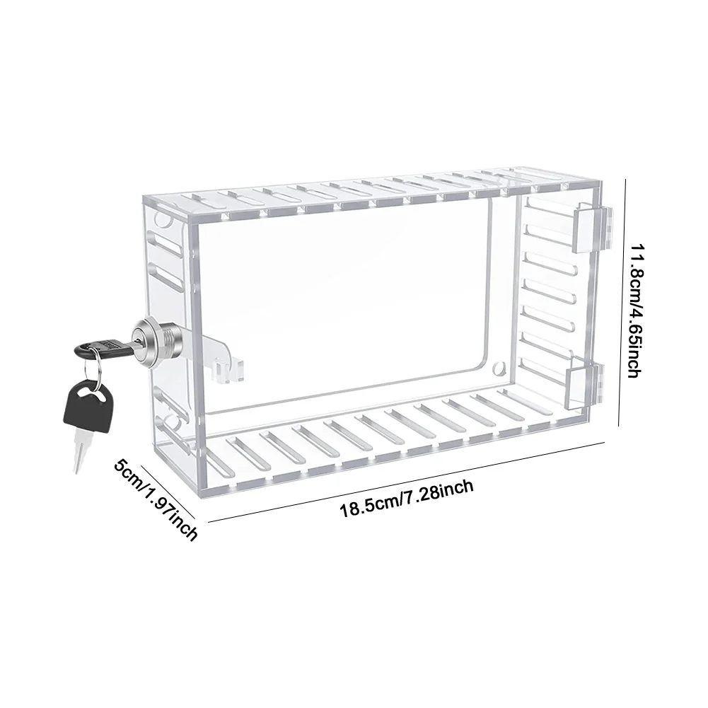 Thermostat Lock Box Key Clear Large Thermostat Cover Acrylic Large Lock Box Cover Home On Wall