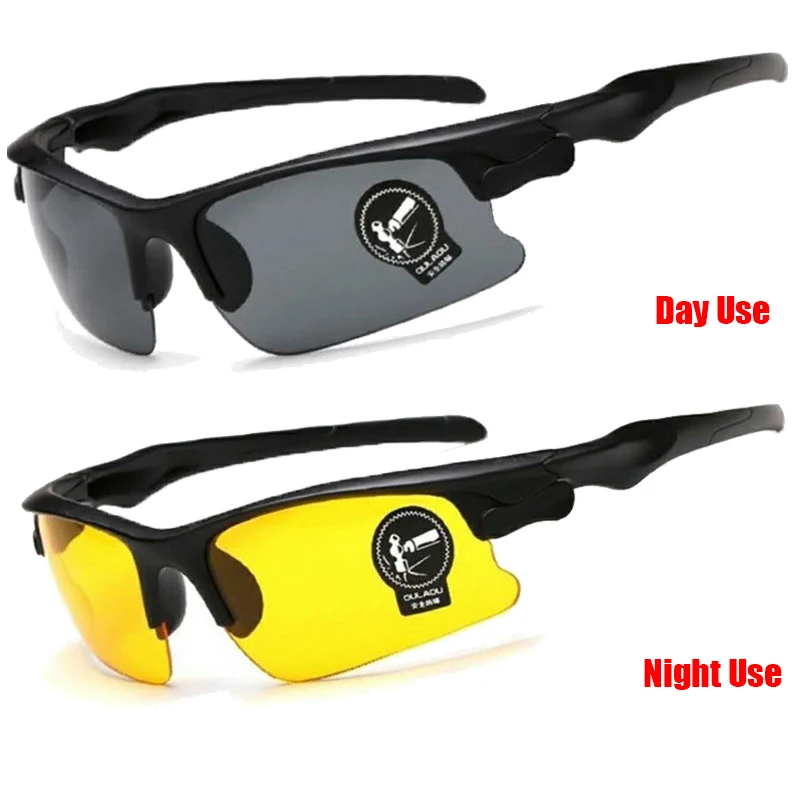 Car Night Vision Driving Glasses Sunglasses Safety Night Driving Goggles Unisex HD Sun UV Protection