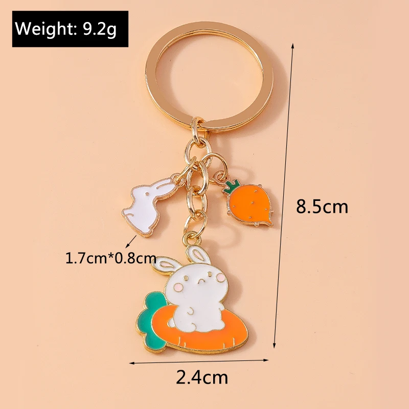 Niedlicher Emaille-Tier-Ente-Schlüsselanhänger, Huhn, Schlüsselanhänger, Anhänger für Schlüsselhalter, Frauen, Mädchen, Handtasche, Dekor, handgefertigter Schmuck, Geschenk – Detail 11