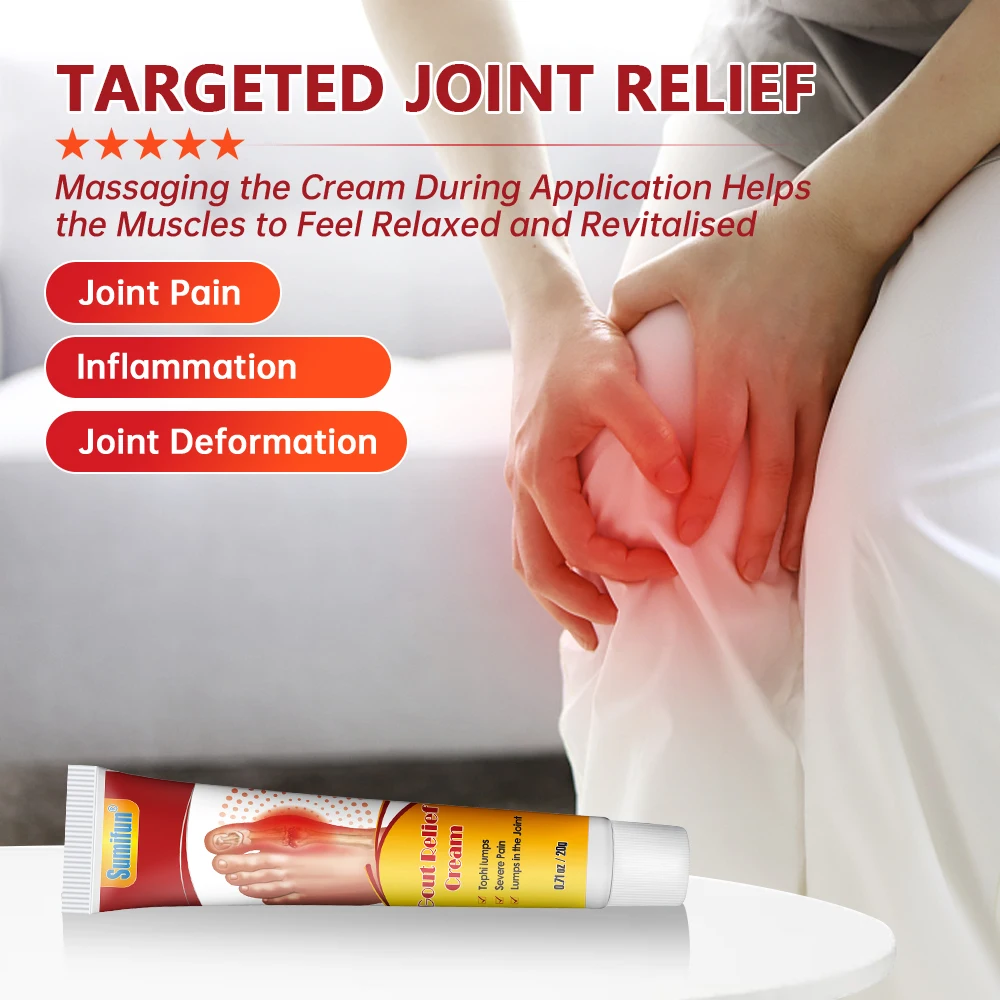1/3/5/10/30Pc Sumifun Gout Relief Cream Bunion Hallux Valgus Toe Pain Ointment Finger Muscle Joint Swelling Ache Massage Plaster