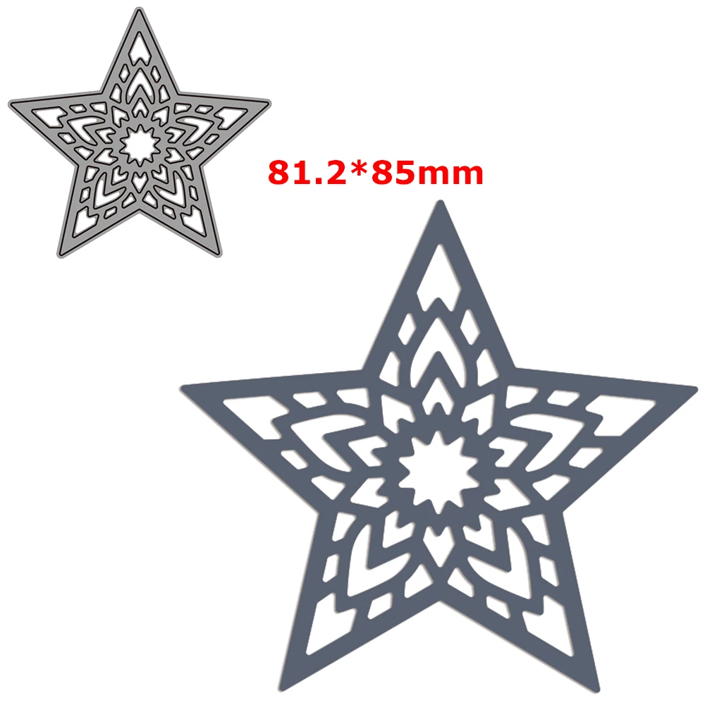 Hallow Stella A Cinque Punte Fustelle In Metallo Coltello Fai Da Te Scrapbooking Carta Artigianale Decor Album Che Fa Modello 2022 Vendita Calda