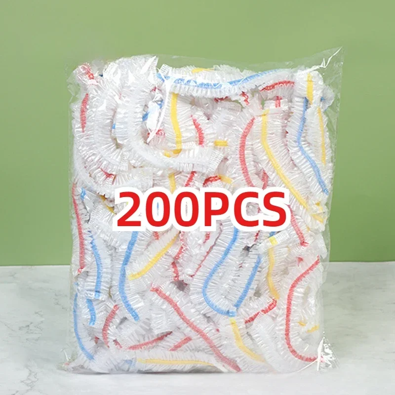 Disposable Plastic Food Cover Fresh-keeping Bags Food Storage Tools 50/100/200PCS
