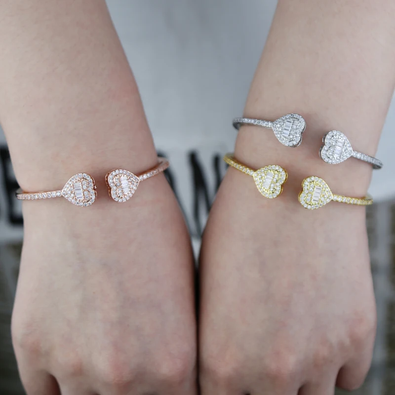 High Quality Wedding Engagement Women Jewelry Full Paved