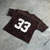 Y2K Mesh #33 Jersey Quick Dry TShirt Breathable Streetwear Men Women Oversized College SportWear Unisex Football Training Tshirt 4