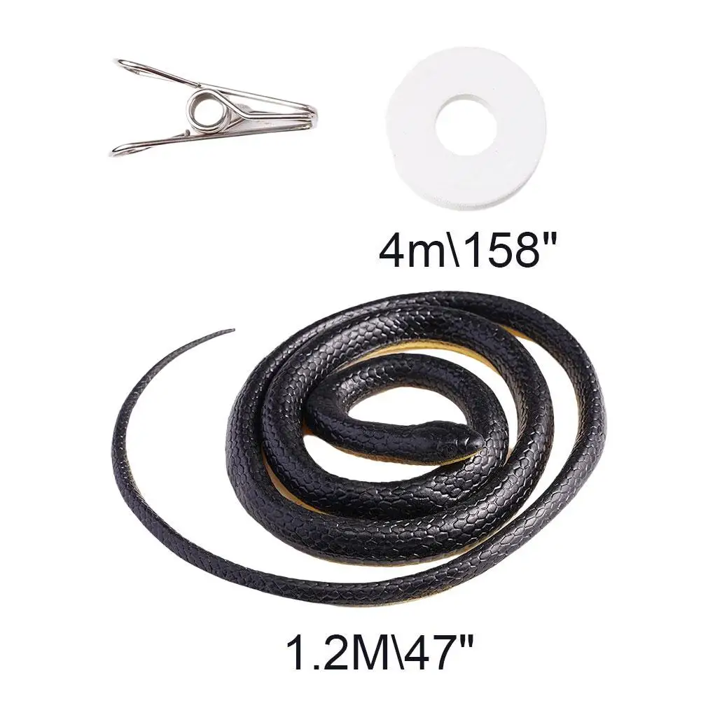Realistic Soft Snake Scare Gags Toy Safari Garden Props Joke Prank Gift About 120cm Novelty And Gag Playing Jokes Toys