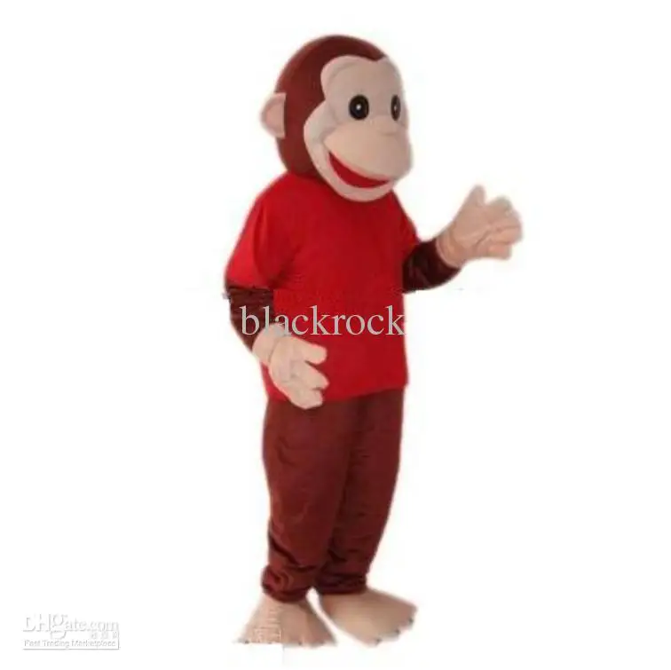 

New Adult Hot Sale Foam Monkey Cartoon Mascot Costume Plush Christmas Fancy Dress Halloween Mascot Costume