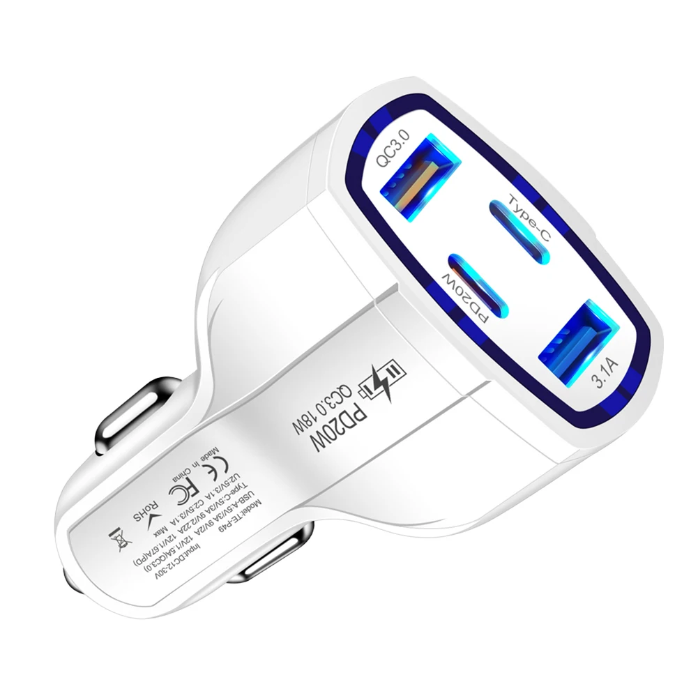4 in 1 ޴ , QC3.0 18W 2USB + 2PD  , USB Tyoe C    , ȭ Ｚ 12-30V